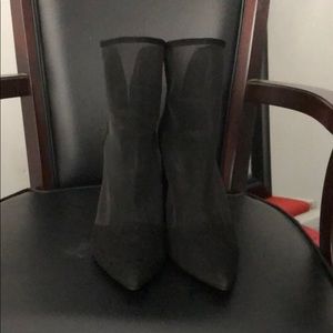 Mesh/Suede Boots